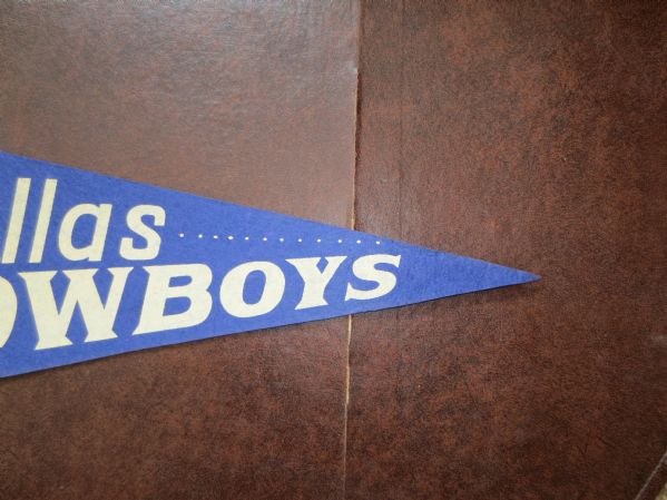 Super Bowl 6 felt football Pennant Dallas Cowboys vs. Miami Dolphins Staubach MVP 29+