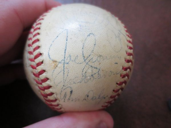 Autographed 1943 Boston Red Sox Team Ball Simmons, Cronin, Doerr  20 sigs