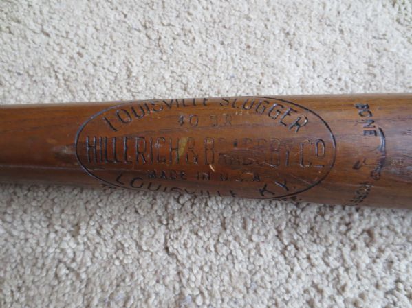 Babe Ruth Autographed Baseball Bat with Jimmy Spence Autograph Authentication WOW!