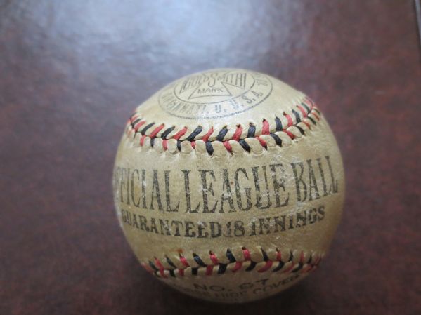 Babe Ruth/Lou Gehrig Autographed baseball with Authentication from JSA Jimmy Spence WOW