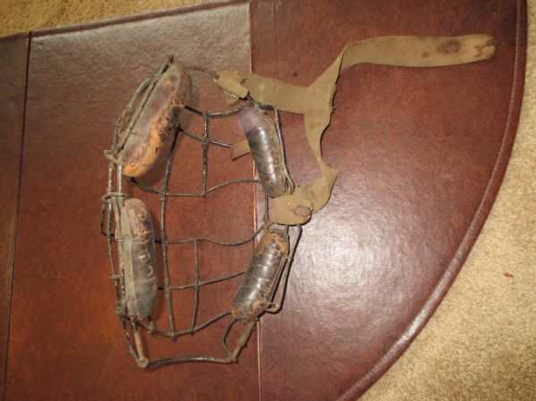 1880's Baseball Spiderman Catchers Mask  WOW