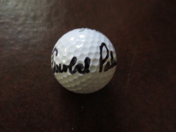 Arnold Palmer Autographed Golf Ball Top Flight