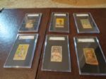 (6) 1920 W516-1  SGC Graded Authentic Baseball Cards Ring, Young, Burns, Scott, +