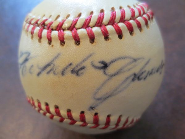 Autographed Roberto Clemente single signed baseball Pitt. Pirattes HOF Spence LOA  WOW