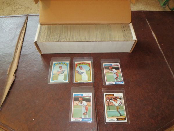 Almost (800) 1970 to 1973 Topps Baseball Cards with stars