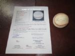 Rogers Hornsby/Casey Stengel HOF Autographed baseball Both 62 Mets with LOA from JSA