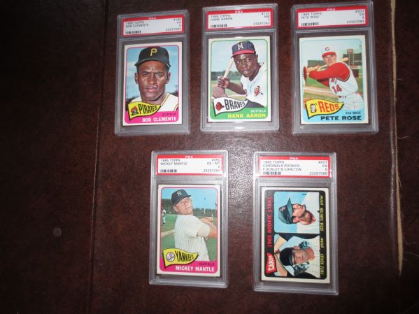 1965 Topps Baseball Complete Set   Sharp Condition!!