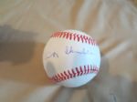 Vintage Hall of Fame baseball autographs: Happy Chandler, Monte Irvin, Jocko Conlan