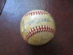 1966 Los Angeles Dodgers Team signed ball 21 signatures Drysdale, Sutton rookie, Wills, Davis