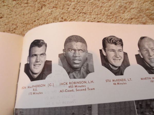 Jackie Robinson 1941 UCLA College Yearbook Hall of Fame