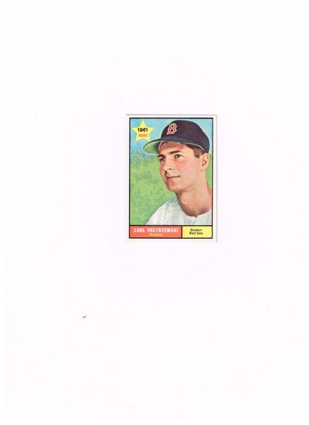 1961 Topps Carl Yastrzemski baseball card #287  near mint plus condition!