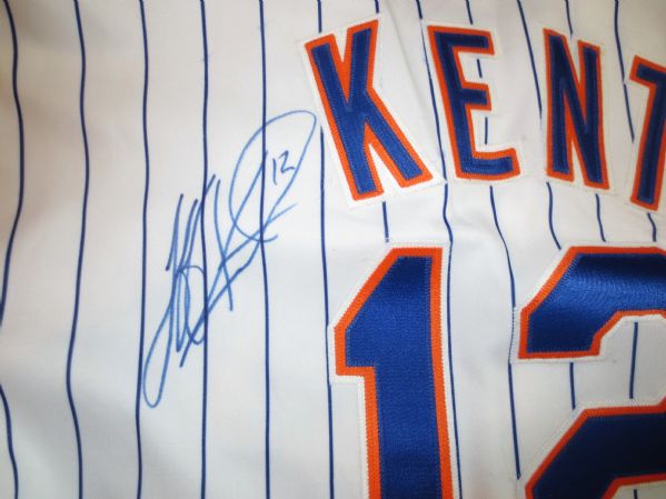 Autographed & Game Used Jeff Kent 1994 New York Mets Jersey #12 with JSA Authentication