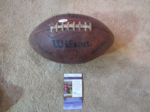 Joe Montana & Dan Marino Official Wilson Pro Football with JSA authentication