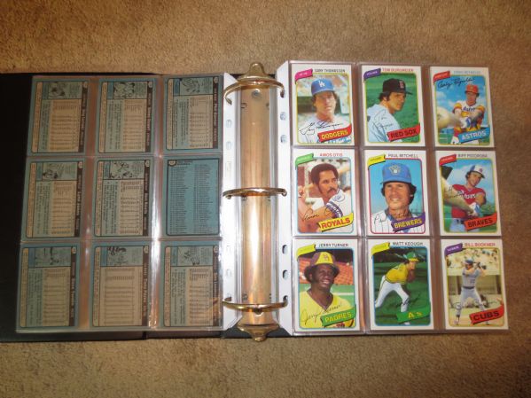 1980 Topps Baseball Complete Set   Near Mint-Mint  Henderson rookie PSA 8