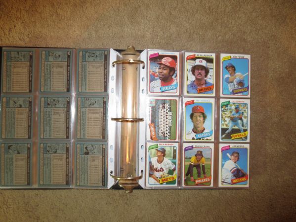 1980 Topps Baseball Complete Set   Near Mint-Mint  Henderson rookie PSA 8