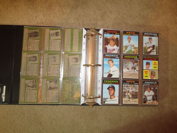 1971 Topps Baseball Complete Set near mint Baylor/Baker rookie PSA 7 near mint