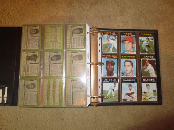 1971 Topps Baseball Complete Set near mint Baylor/Baker rookie PSA 7 near mint