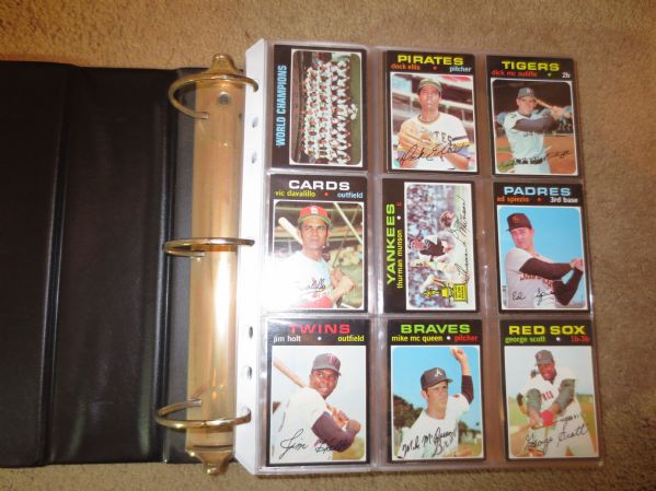 1971 Topps Baseball Complete Set near mint Baylor/Baker rookie PSA 7 near mint