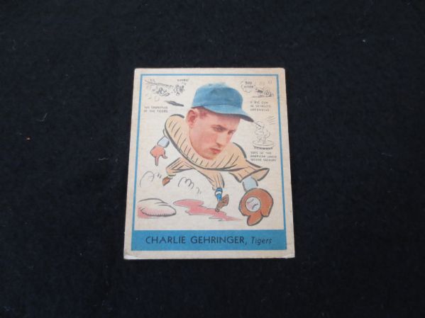 1938 Goudey Charlie Gehringer baseball card #265  HOF