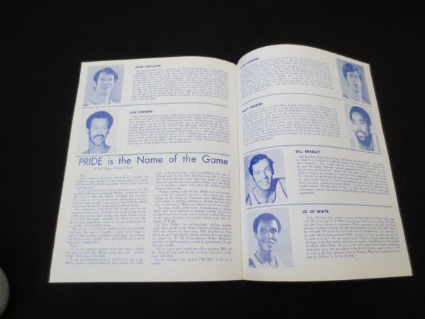 1973 NBA Basketball All Star Game Program Wilt Chamberlain, Jerry West, Kareem