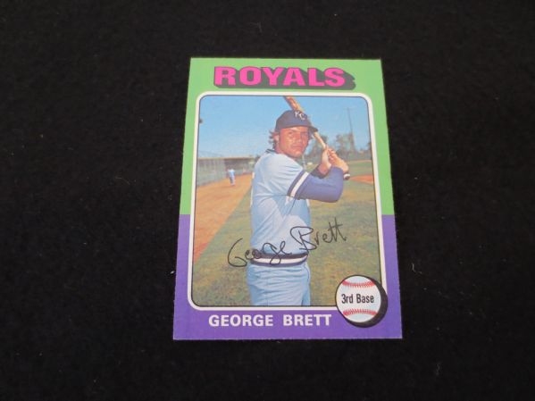 1975 Topps George Brett rookie baseball card #228 