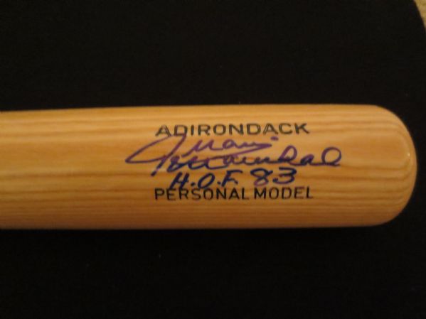 Juan Marichal Autographed Adirondack Personal Model Baseball Bat HOF 83 added  34