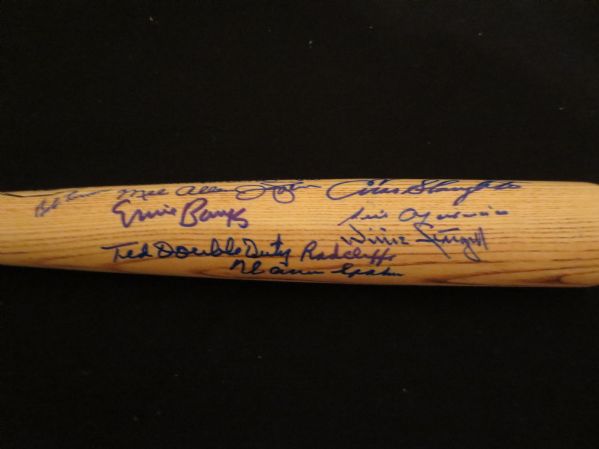 24 different Hall of Famer Signed Baseball Bat 34   NICE