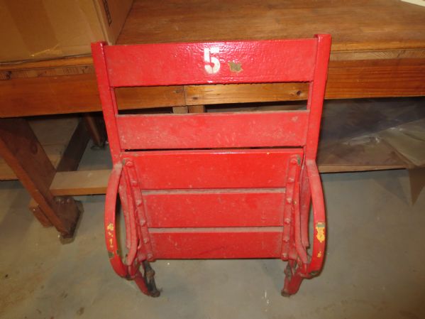 Original 1930 Engel Stadium Seat Ruth, Gehrig, Paige, Mays   Chattanooga, TN