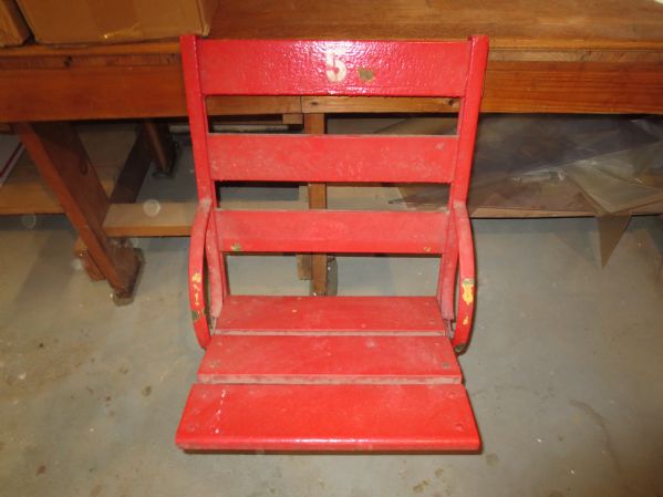 Original 1930 Engel Stadium Seat Ruth, Gehrig, Paige, Mays   Chattanooga, TN