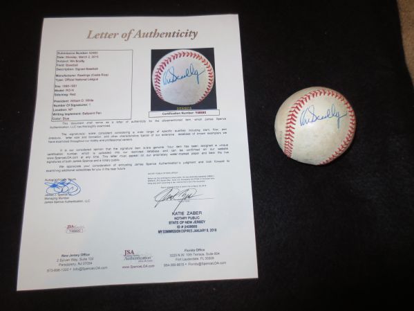 Lot Detail Vin Scully Single Signed Rawlings Nl Baseball With Jsa