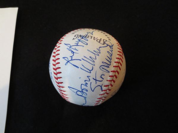 1960's Hall of Fame Weekend Autographed Baseball with JSA Certification WOW