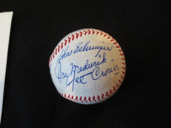 1960's Hall of Fame Weekend Autographed Baseball with JSA Certification WOW