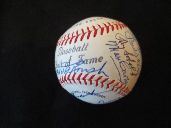 1960's Hall of Fame Weekend Autographed Baseball with JSA Certification WOW