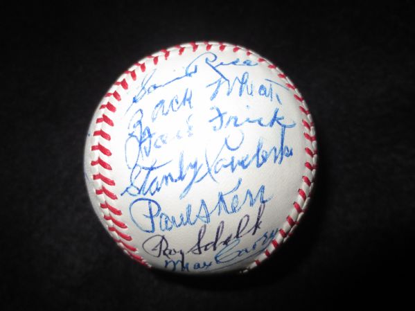 1960's Hall of Fame Weekend Autographed Baseball with JSA Certification WOW