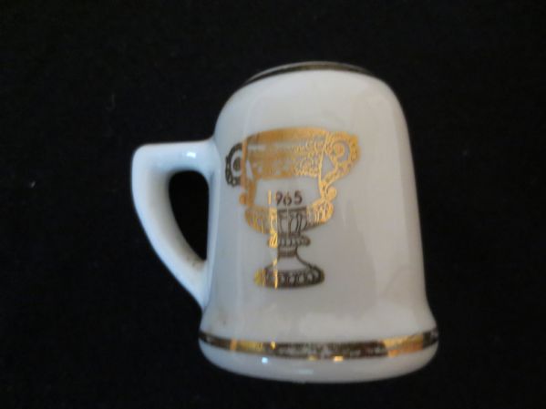 1965 Sugar Bowl Football Mug LSU vs. Syracuse  3 tall