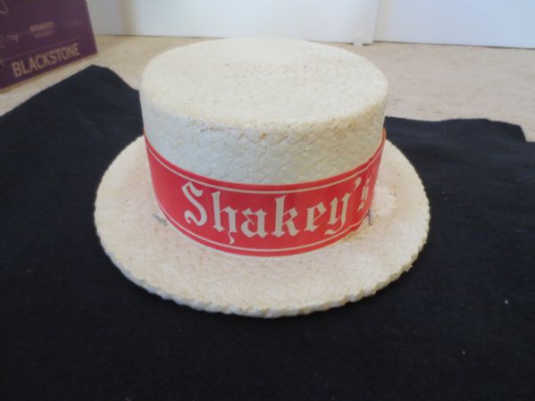 1960's Shakey's Pizza Styrofoam Hat