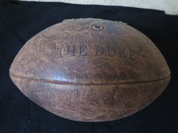 1960's The Duke Game Used Football Wilson NFL