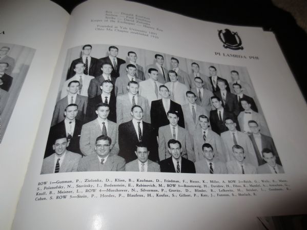 Sandy Koufax 1955 University of Cincinnati School Yearbook