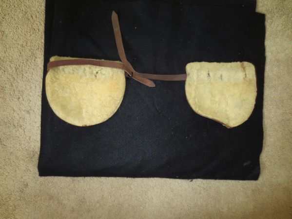 Circa 1930's Basketball Knee Pads Rawlings St. Louis Model DM