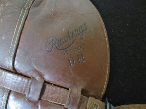 Circa 1930's Basketball Knee Pads Rawlings St. Louis Model DM