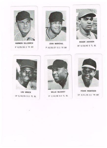 (22) 1970 Milton Bradley Baseball Card Game 