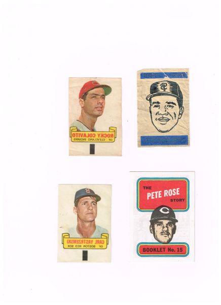 (12) 1965, 66, and 70 Topps Baseball Insert Cards