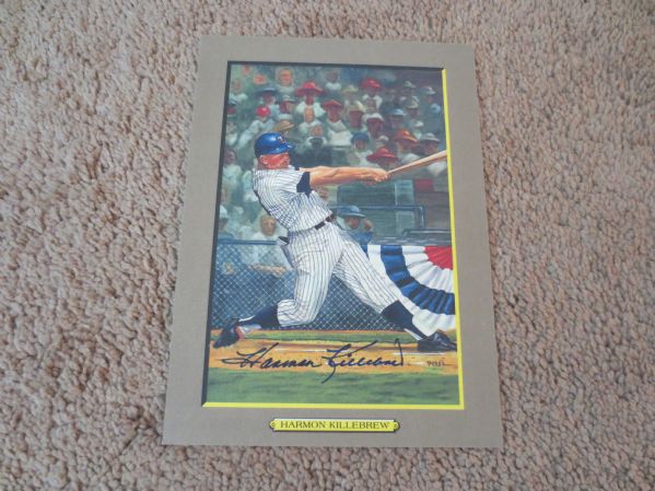 Autographed Harmon Killebrew Perez/Steele Great Moments #4086/5000