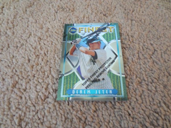 1996 Finest Refractor ?  Derek Jeter #279 Hall of Fame