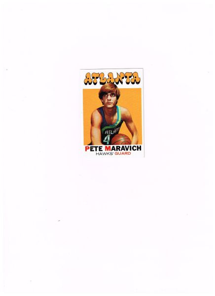 1971-72 Topps Pete Maravich basketball card #55 Beautiful