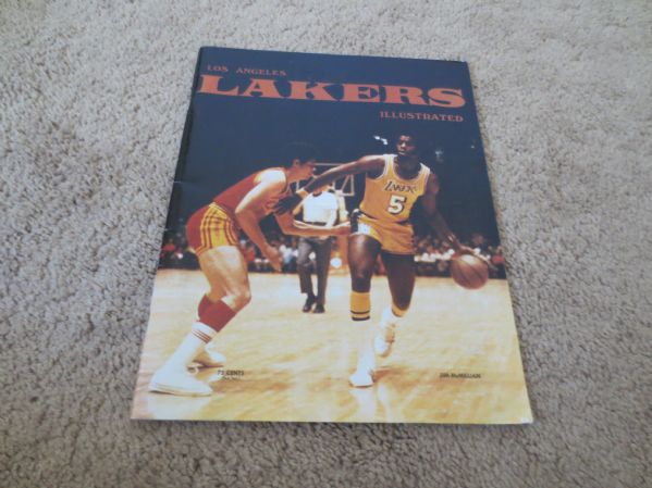 1971 Los Angeles Lakers 33 Game Streak  basketball program vs. Detroit Pistons