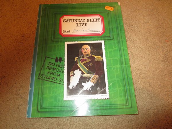 Saturday Night Live Softcover Book Generalissimo Francisco Franco cover by Beatts