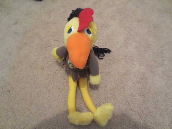 1984 Pioneer Take Out Chicken fast food stuffed toy  14 tall