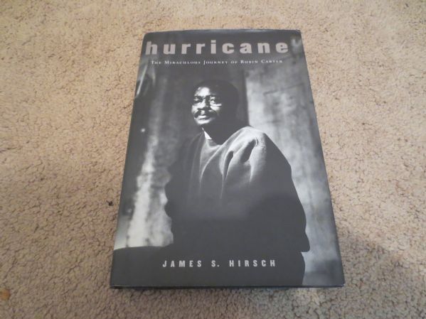 2000 Hurricane The Miraculous Journey of Rubin Carter by Hirsch hardcover book