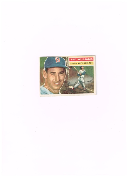 1956 Topps Ted Williams baseball card #5  near mint